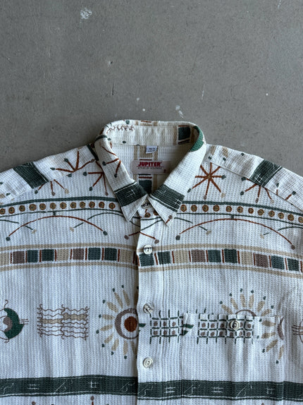 1980s TEXTURED HALF SLEEVE SHIRT