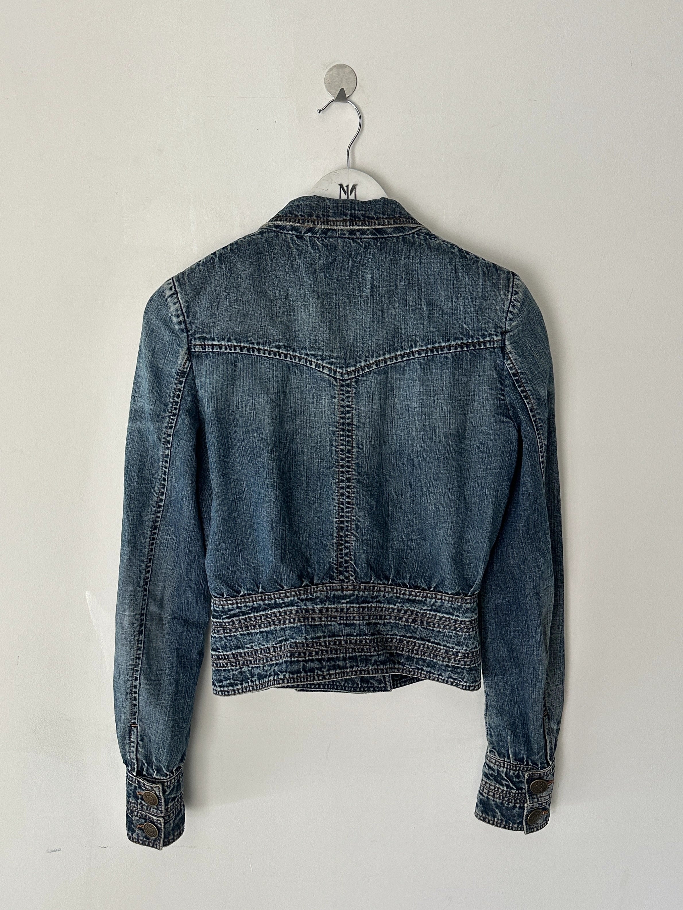 ICEBERG  - S/S 2006 DOUBLE BREASTED WAIST DENIM JACKET