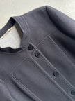MARITHÉ + FRANÇOIS GIRBAUD - 1990s CROP FIT MANDARIN COLLAR JACKET