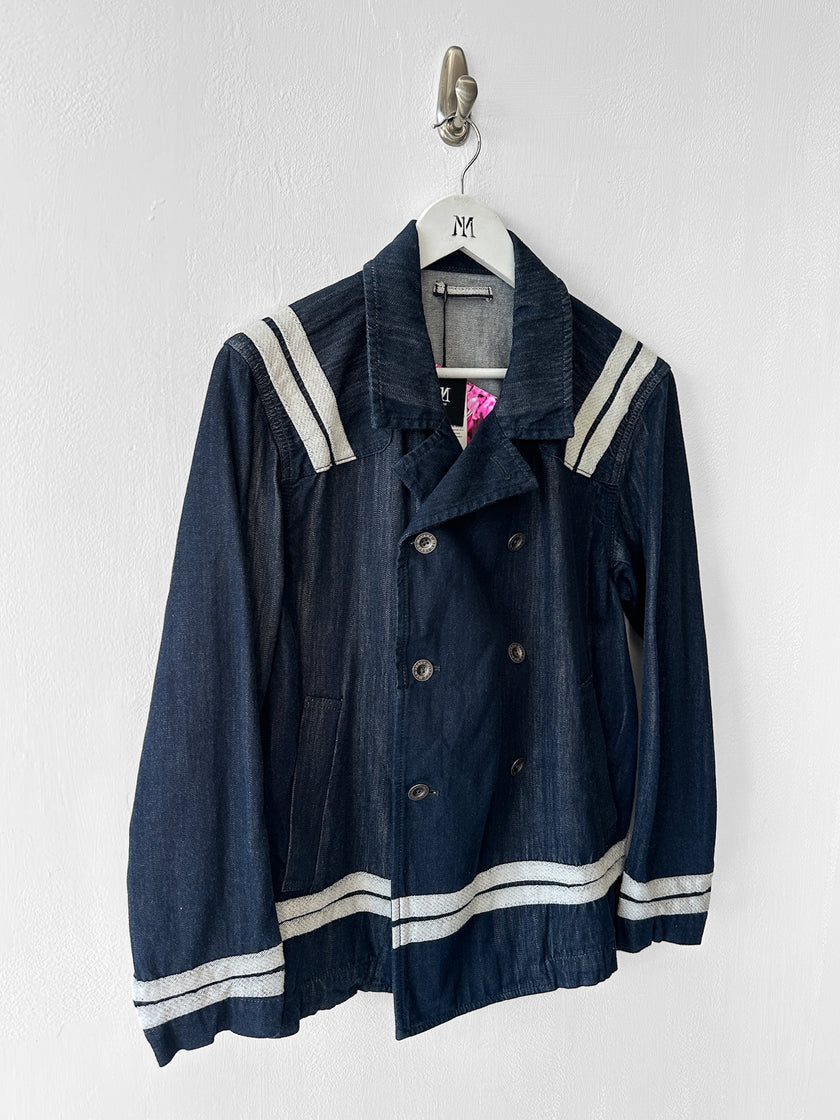 ISSEY MIYAKE - S/S 2019 DOUBLE BREASTED DENIM JACKET
