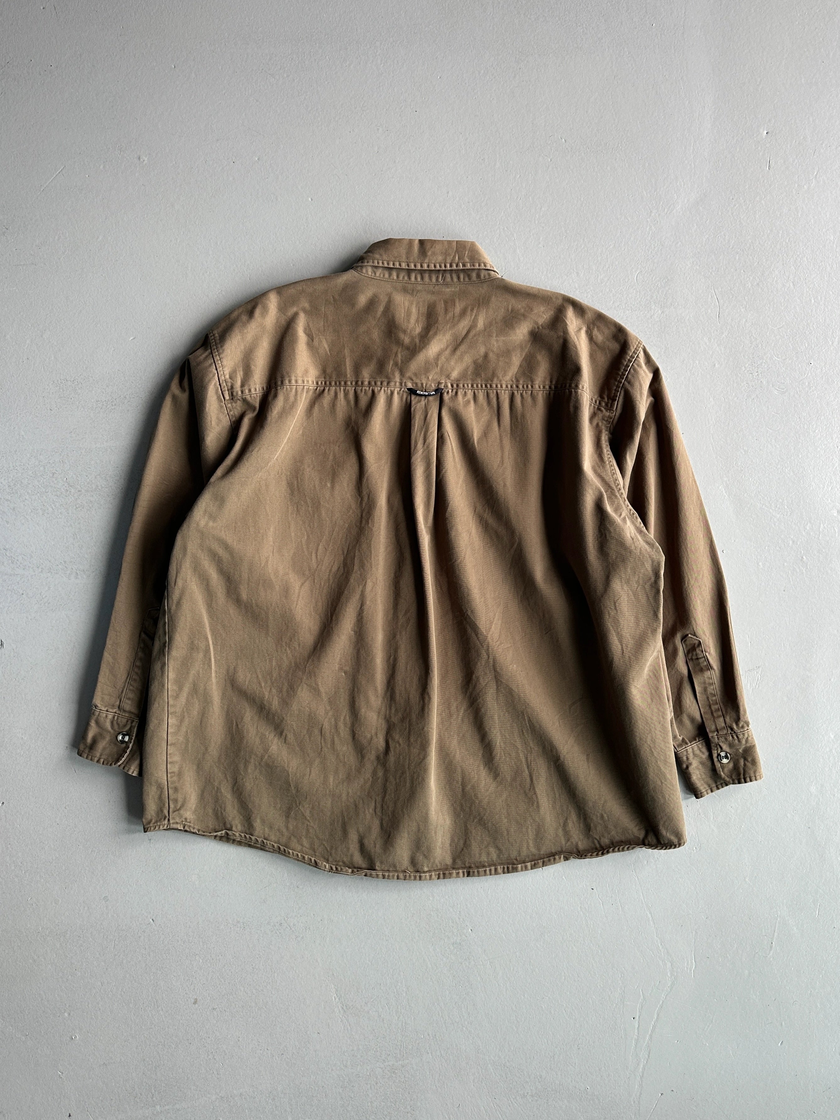 1990s OVERSIZED SHIRT WITH QUILTED PATCH