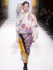 DRIES VAN NOTEN - F/W 2018 PEACOCK PATTERN FITTED SKIRT