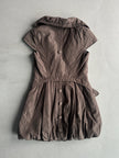 DRIES VAN NOTEN - 2000s BUBBLE HEM ZIPPED GILET JACKET