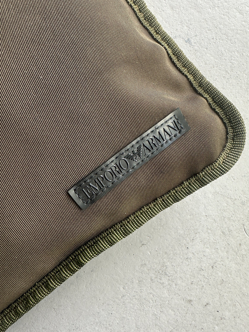 EMPORIO ARMANI - early 2000s RECTANGULAR CROSSBODY BAG