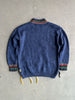 2000s LOOSE THREADS MOCK NECK KNIT JUMPER