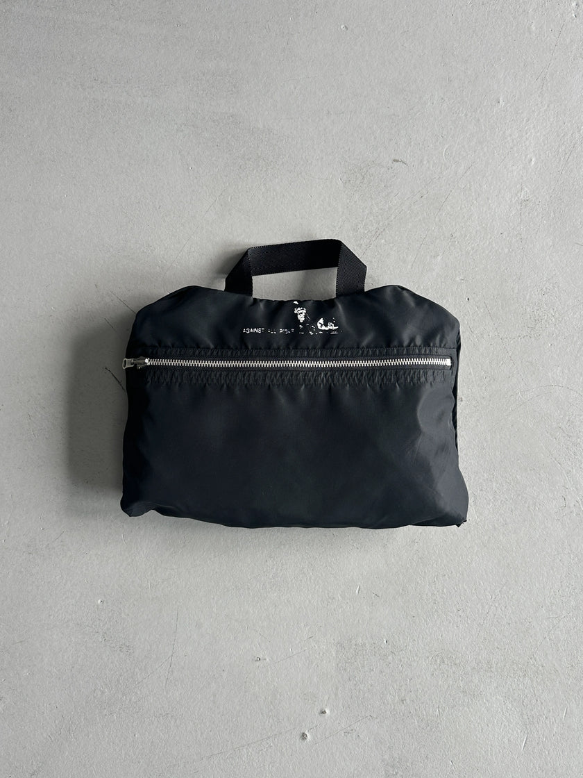 YOHJI YAMAMOTO D'URBAN A.A.R. - 1990s FOLDABLE WINDBREAKER JACKET WITH NINJA HOOD