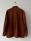 ISSEY MIYAKE HAI - 1980s CORDUROY SHIRT WITH DETACHABLE POUCH POCKETS