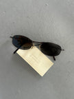 GIORGIO ARMANI -  1990s RIMLESS OVAL SUNGLASSES