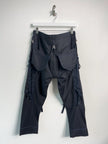 MARITHÉ + FRANÇOIS GIRBAUD - S/S 2009 PINSTRIPED CROPPED CARGO TROUSERS