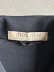 MIU MIU - 1990s STRAIGHT FIT BUTTONED JACKET