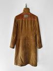 DOLCE & GABBANA - F/W 2002 CORDUROY COAT WITH CONTRASTING SUEDE FRONT PANEL