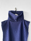 ISSEY MIYAKE - F/W 2002 CHEVRON PLEATS HIGH NECK TOP