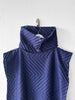 ISSEY MIYAKE - F/W 2002 CHEVRON PLEATS HIGH NECK TOP