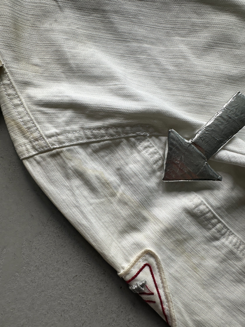 GIANFRANCO FERRÉ - 1990s ZIP DETAIL FRONT DENIM JACKET