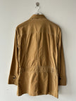 ISSEY MIYAKE WINDCOAT - 1980s ASYMMETRIC ZIP JACKET WITH MINI SKIRT LIKE PANEL