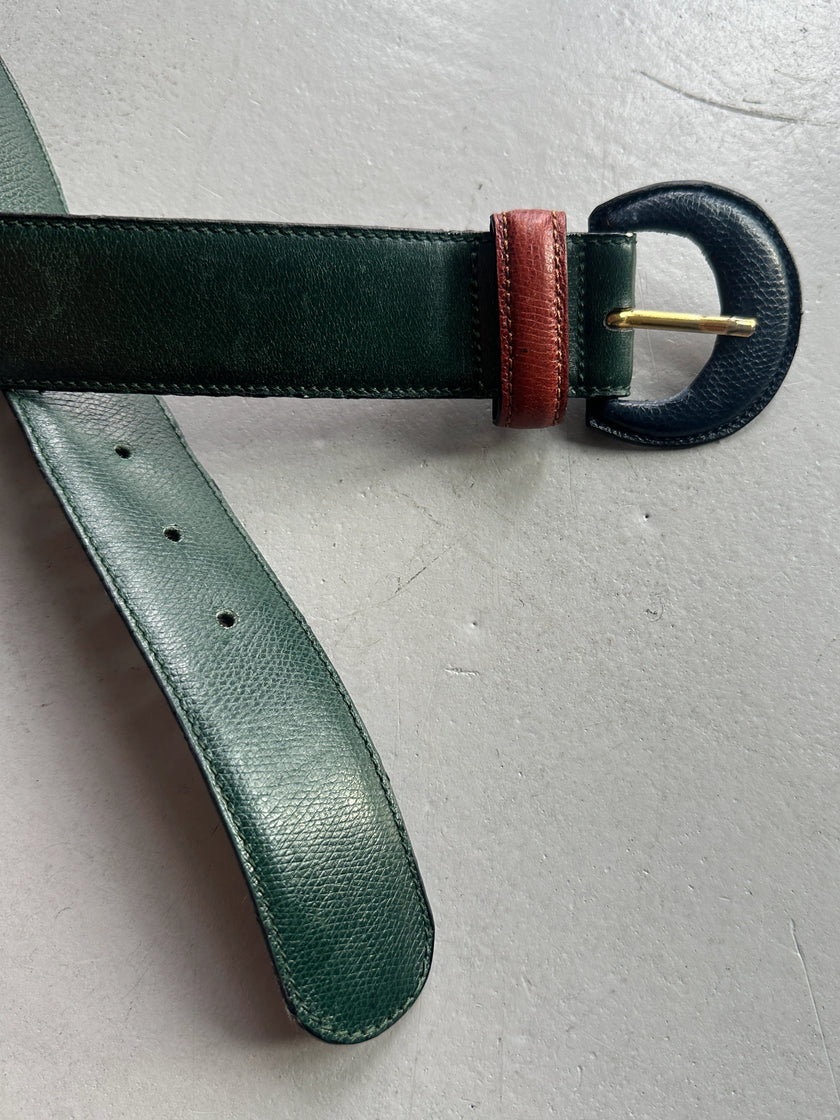 ETRO - 1990s MULTICOLOUR LEATHER BELT