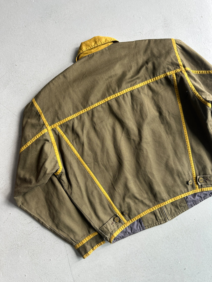 MARITHÉ + FRANÇOIS GIRBAUD X CLOSED - 1980s BOMBER JACKET WITH CONTRASTING PIPING