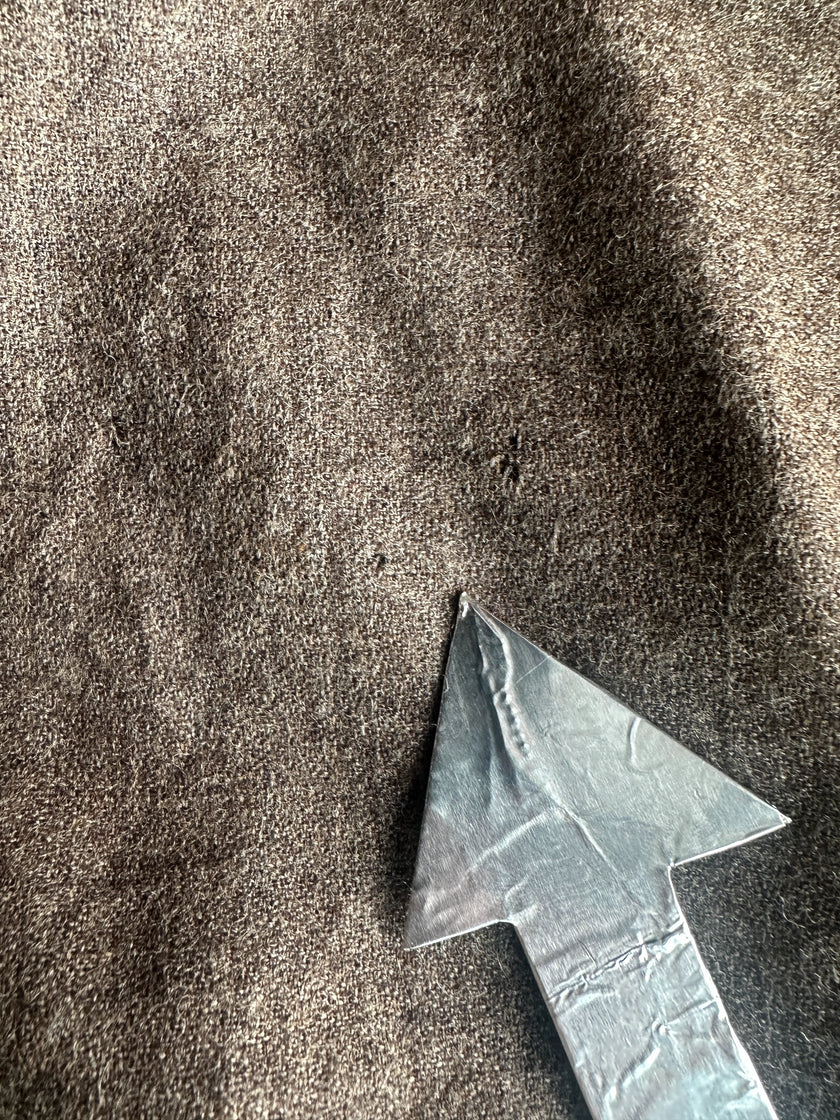 PLANTATION ISSEY MIYAKE - 1980s DRAPED COLLAR BOXY FIT BLOUSE