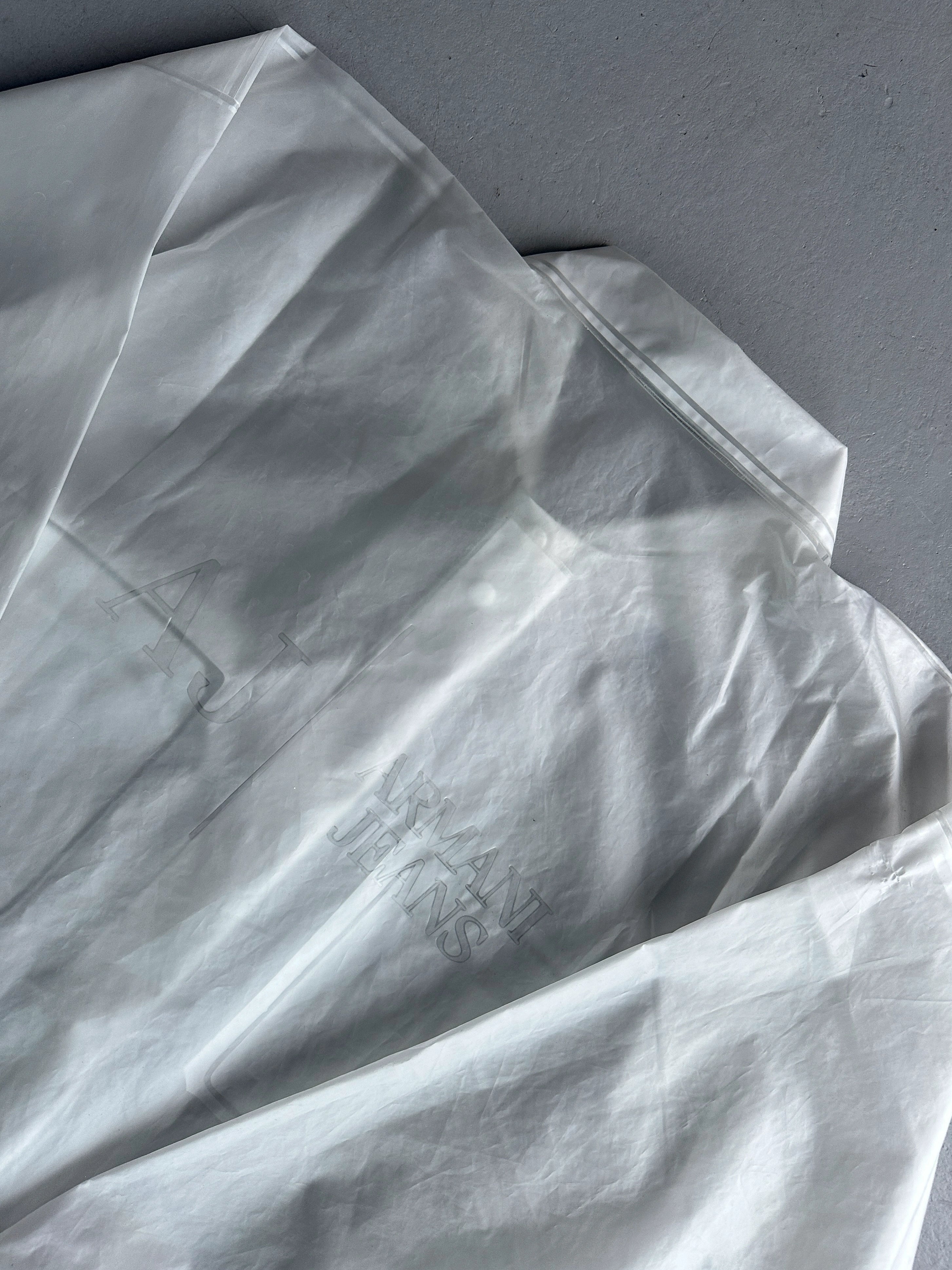ARMANI JEANS - 2000s SAMPLE SEMI TRANSLUCENT SHACKET