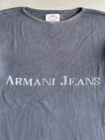 ARMANI JEANS - 1980s LONG SLEEVE TOP