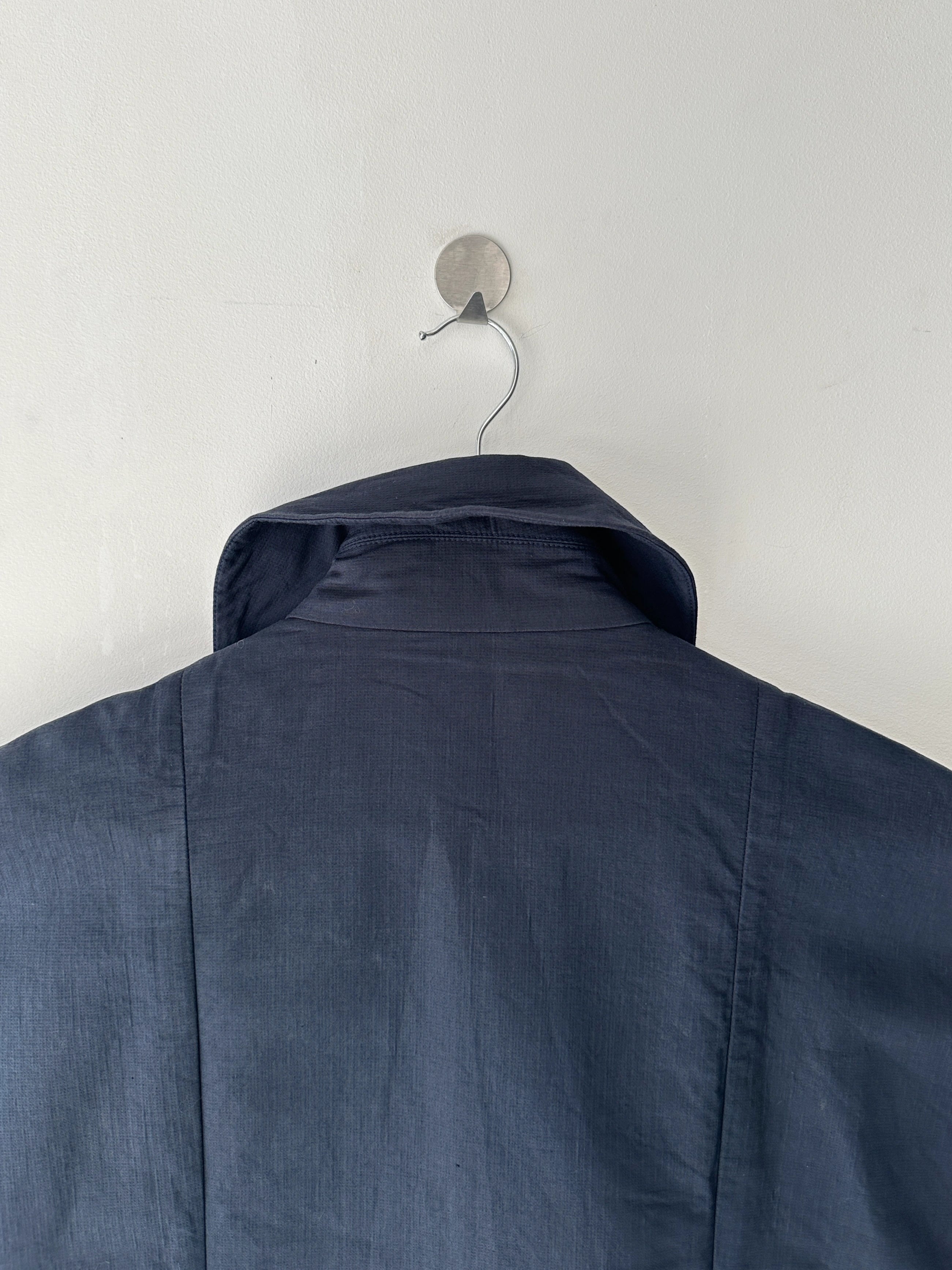 MARNI - early 2000s WIDE SHORT SLEEVE JACKET WITH ASYMMETRICAL FRONT CLOSURE