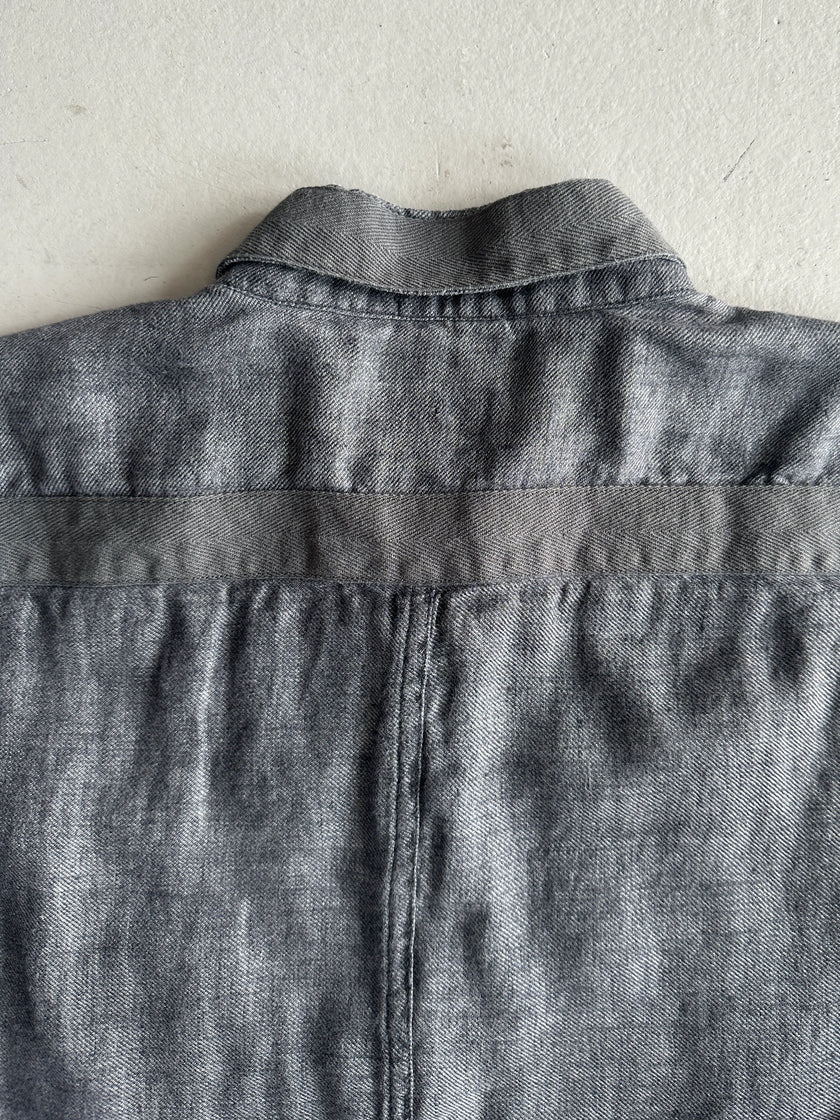 DRIES VAN NOTEN - 2000S BONDAGE LINEN SHIRT