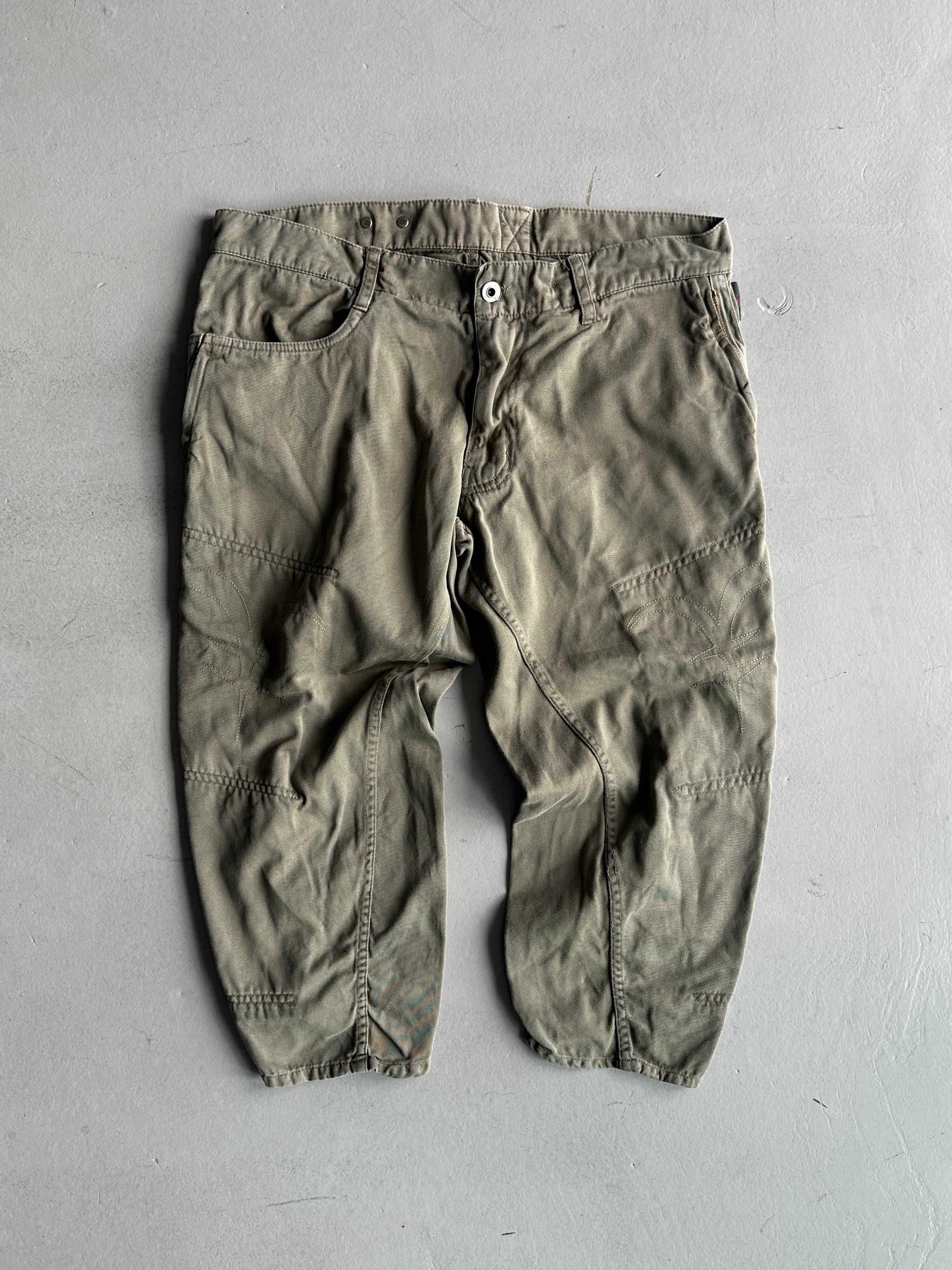 MICHIKO KOSHINO - 2000s BERMUDA CARGO SHORTS