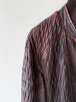 JUST CAVALLI - F/W 2008 DISTRESSED LEATHER BOMBER JACKET