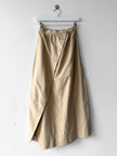 ISSEY MIYAKE HAI - 1980s ASYMMETRIC BUTTONS FRONT MAXI SKIRT