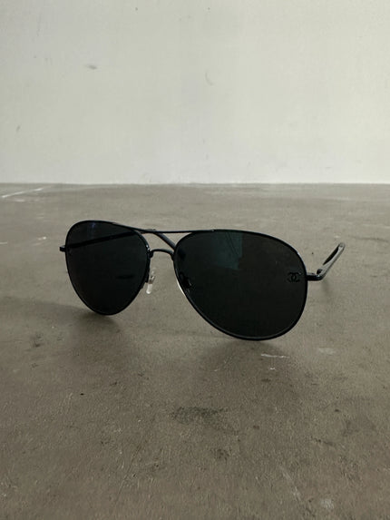 CHANEL  - 2000s AVIATOR SUNGLASSES