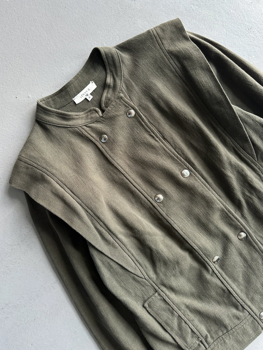 1990s DOUBLE BREASTED LIGHT JACKET