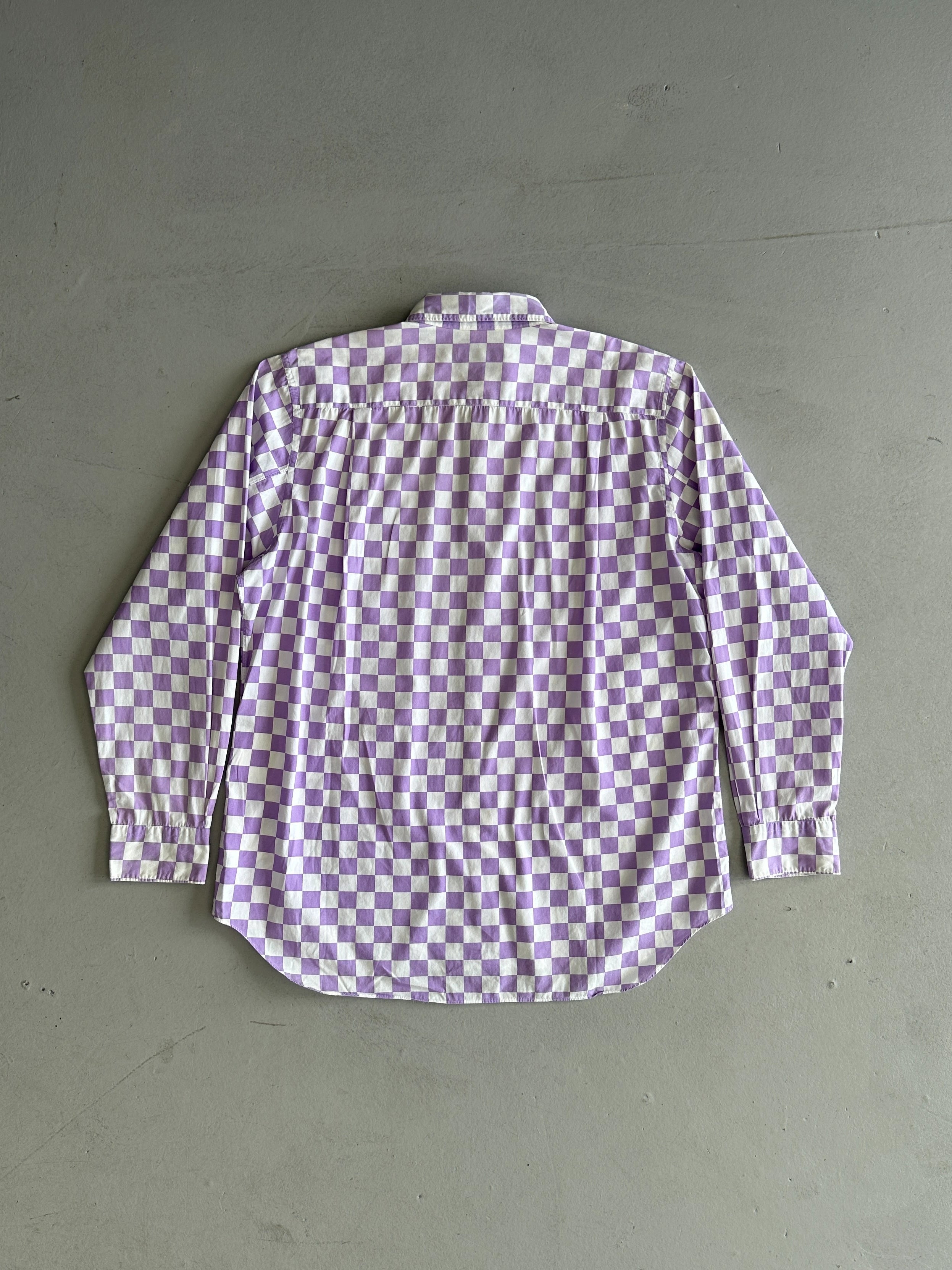 COMME DES GARÇONS HOMME PLUS - S/S 2001 GRADIENT CHECKBOARD SHIRT
