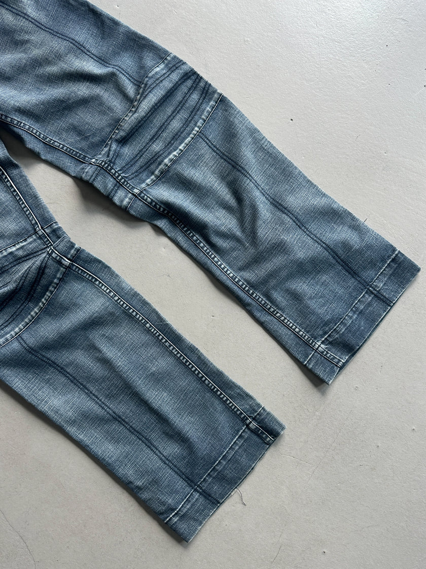 2000s WIDE LEG CARGO JEANS