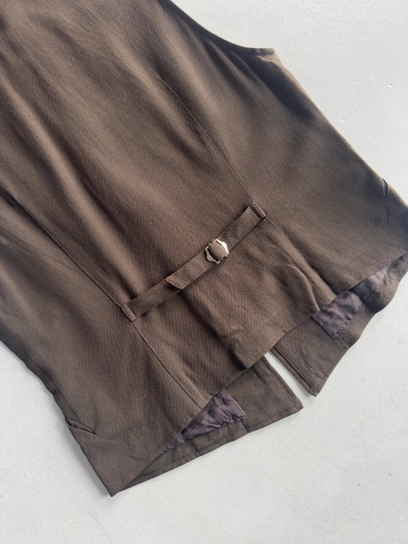 HIROKO KOSHINO - 1990s ZIPPED VEST GILET