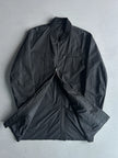 MARNI - early 2000s COATED COAT WITH KNIT COLLAR AND CUFFS