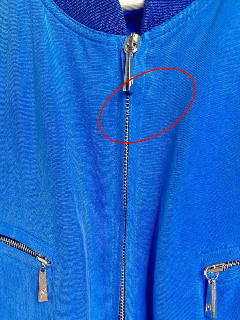 CLAUDE MONTANA - 1980s SILK BOMBER JACKET