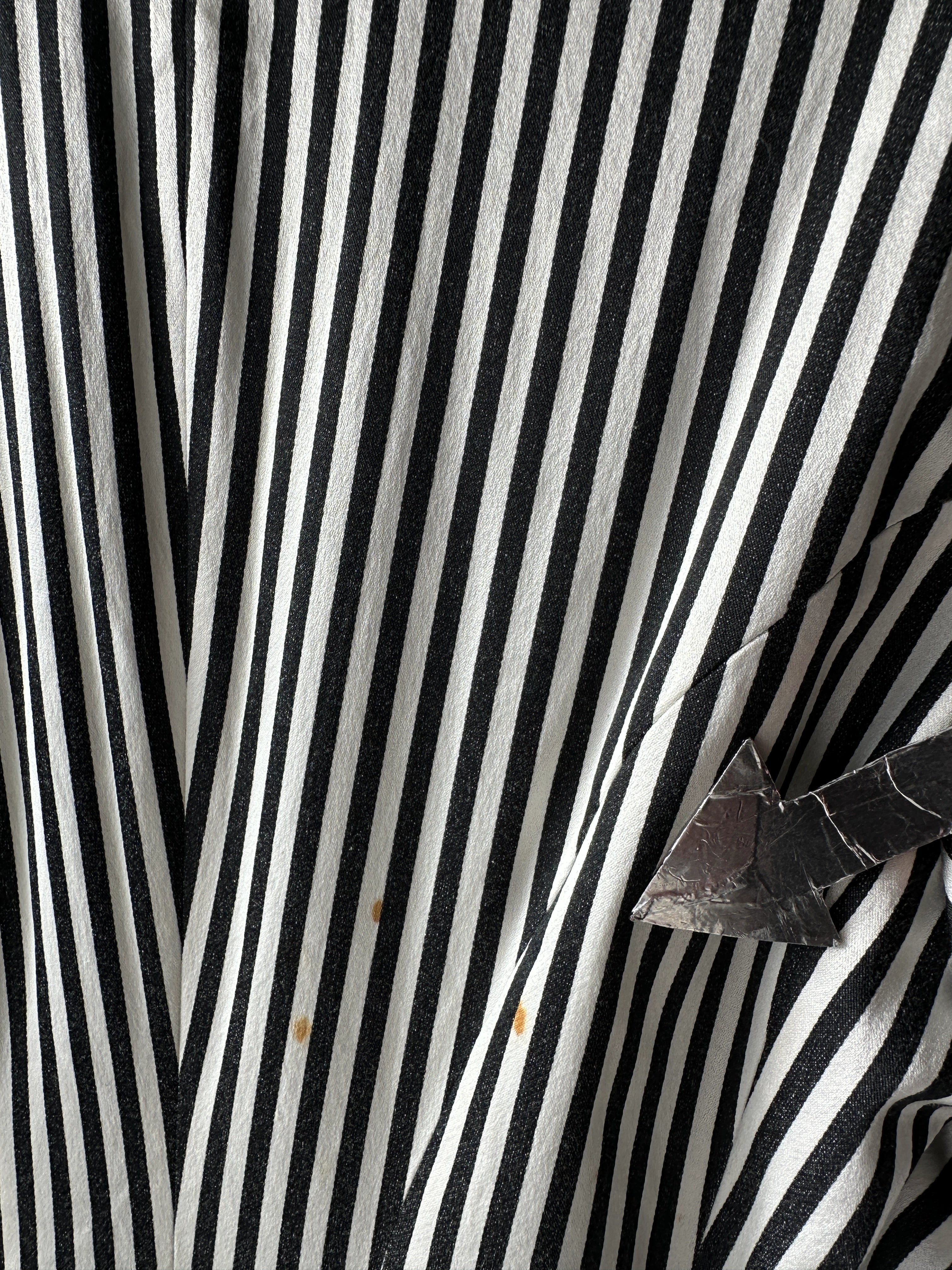 ISSEY MIYAKE - F/W 1995 TAILCOAT STRIPED BLAZER