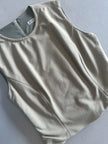 EMPORIO ARMANI - 1990s ZIPPED BACK VEST TOP