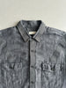 DRIES VAN NOTEN - 2000S BONDAGE LINEN SHIRT