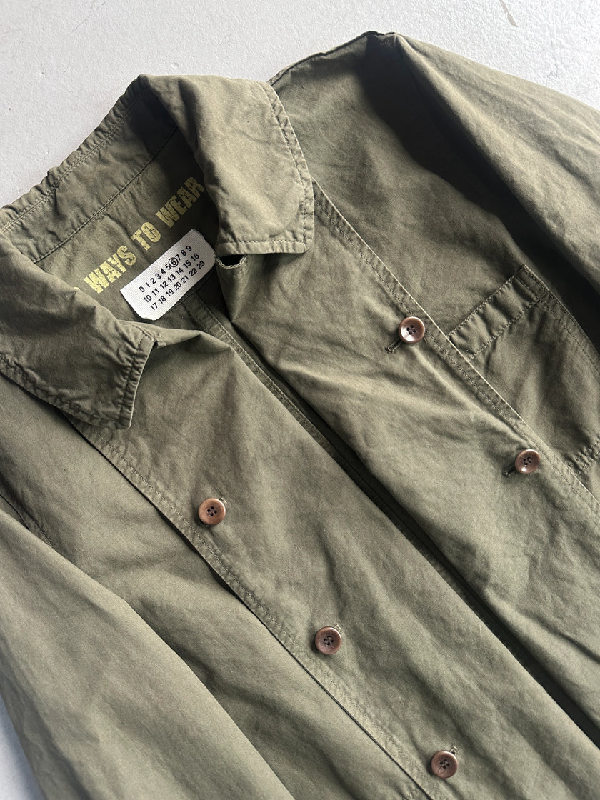 MARTIN MARGIELA - S/S 2003 3 WAYS TO WEAR BUTTONED JACKET