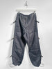 FINAL HOME - early 2000s TECHNICAL TROUSERS WITH SIDE BUTTON DETAILS