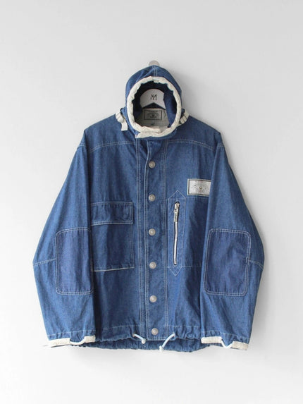 ARMANI JEANS - 1990s GUNNER SMOCK DENIM JACKET