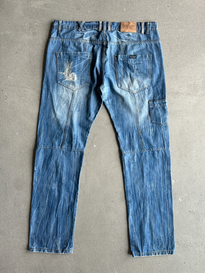 ARMANI JEANS- 1990s MULTIPOCKET RELAXED FIT JEANS