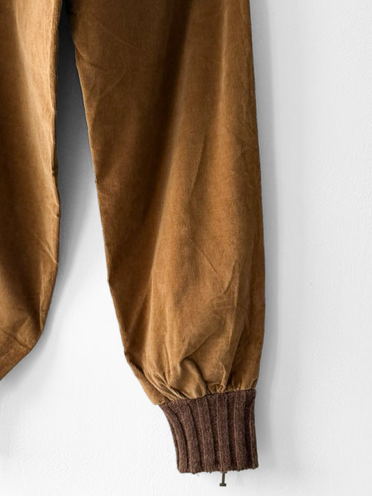 ICEBERG - F/W 2003 CORDUROY TROUSERS WITH KNIT CUFFS