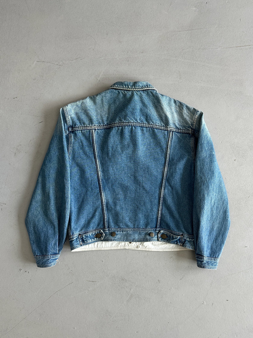 ARMANI JEANS - 1980s CROP FIT DENIM JACKET