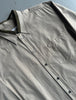 HELMUT LANG - S/S 1996 CONTRASTING COLLAR LONG SLEEVE SHIRT