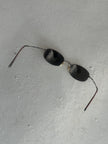 GIORGIO ARMANI -  1990s RIMLESS OVAL SUNGLASSES