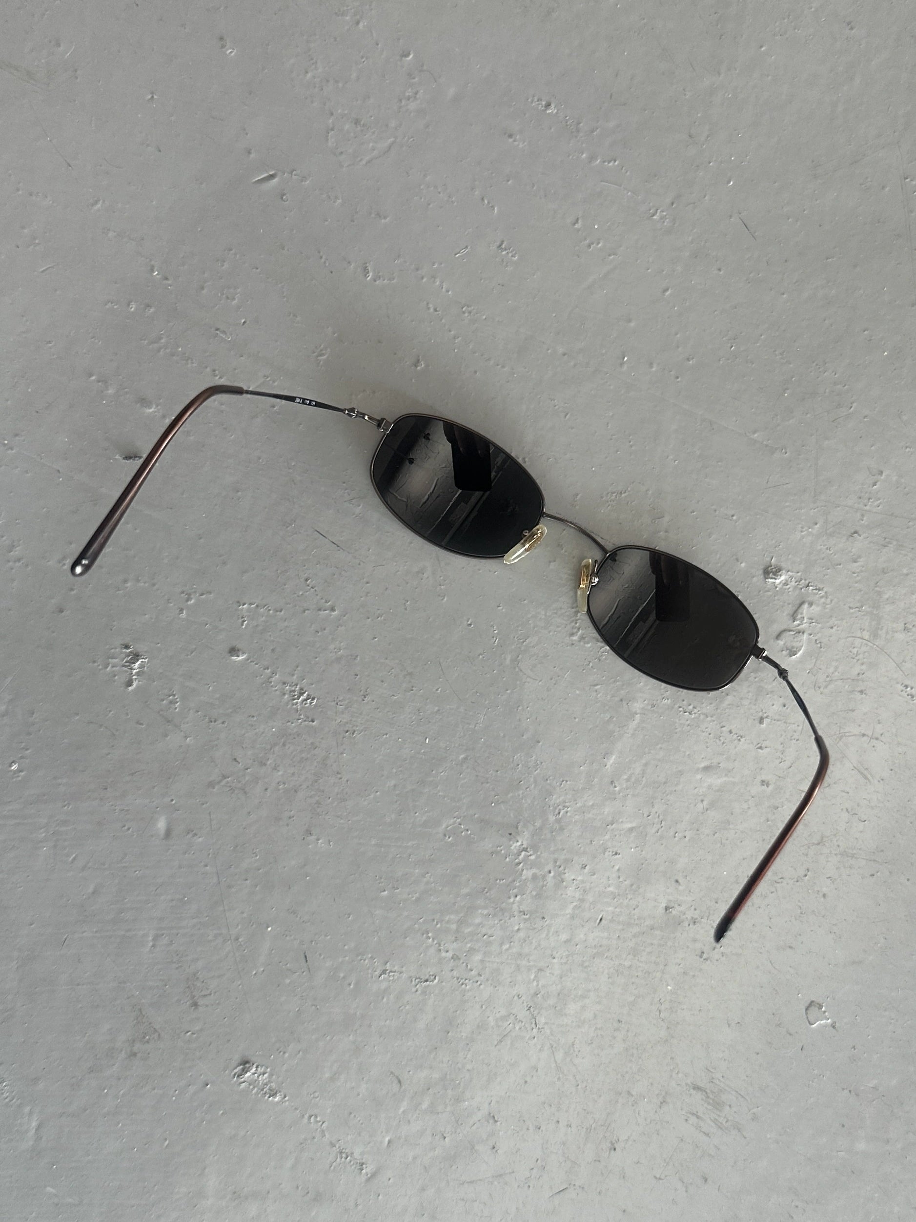 GIORGIO ARMANI -  1990s RIMLESS OVAL SUNGLASSES