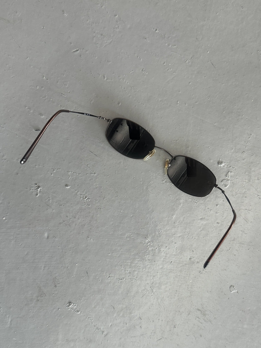 GIORGIO ARMANI -  1990s RIMLESS OVAL SUNGLASSES