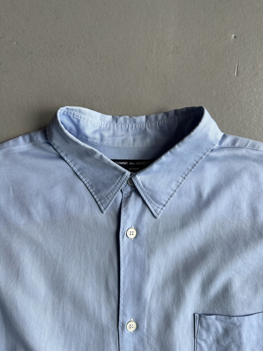 COMME DES GARÇONS HOMME - A/W 2011 PATCHWORK FLANNEL BACK LONG SLEEVE SHIRT